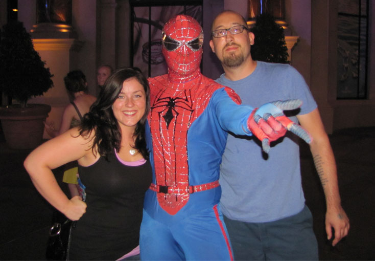 Me and Spider-Man in Las Vegas