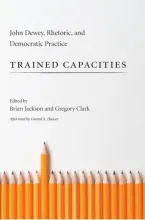 cover image of Trained Capacities with a row of sharpened pencils at the bottom.