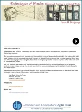 Cover image for Technologies of Wonder and download page.