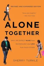 Cover of Alone Together showing three people alone but together separated on an orange cover.