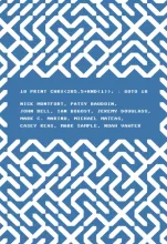 Cover to 10 Print- blue and white geometric patterns