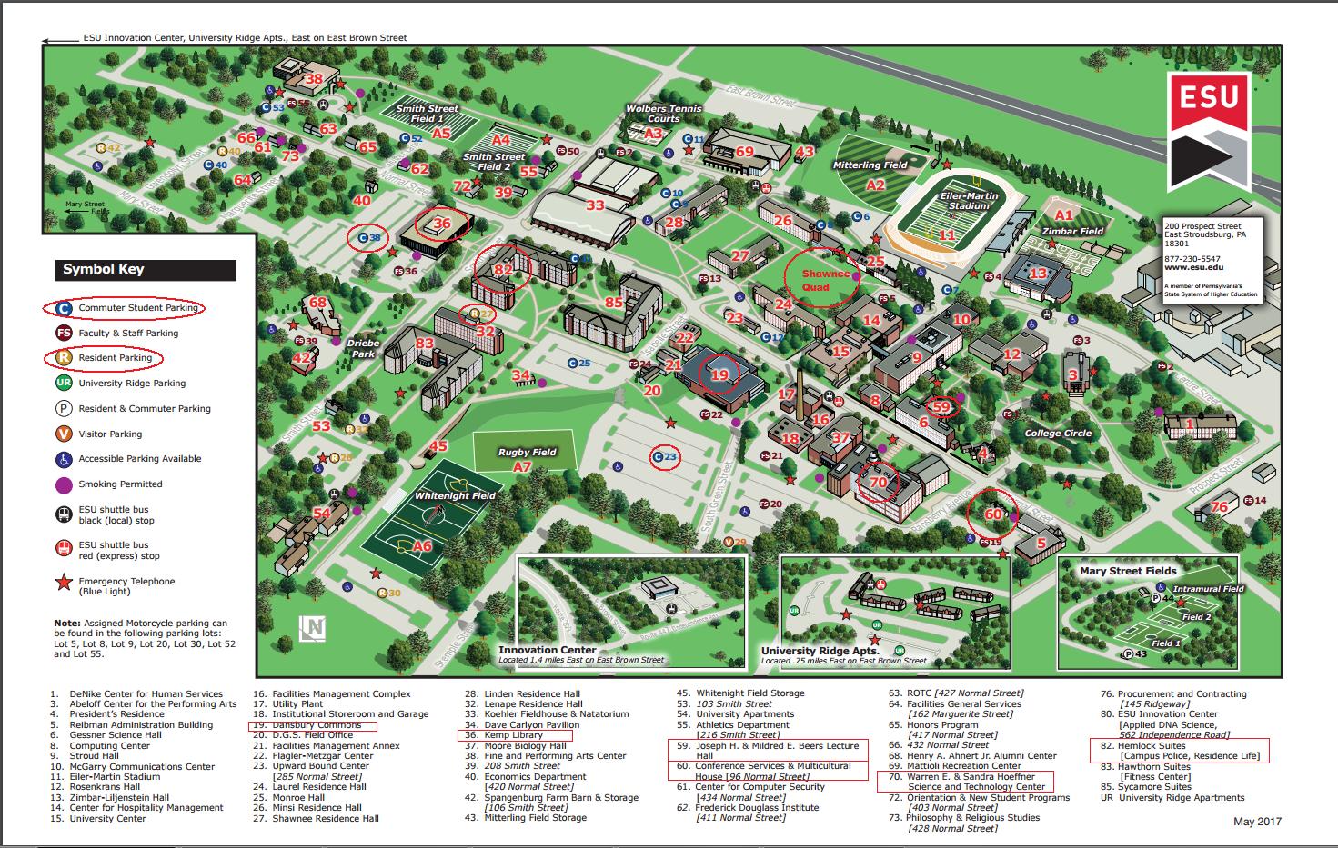 Please see the ESU map here.